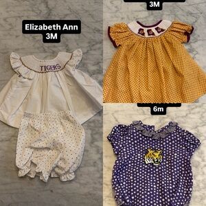 LSU Baby Girls Tigers BUNDLE